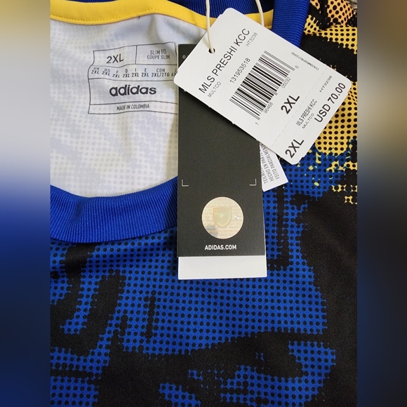 NWT Adidas x Marvel Kick Childhood Cancer Avengers AOP Jersey Men’s 2XL - Picture 4 of 6